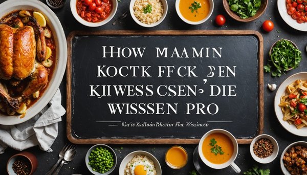 Wie man wie ein Profi kocht die Sie wissen müssen