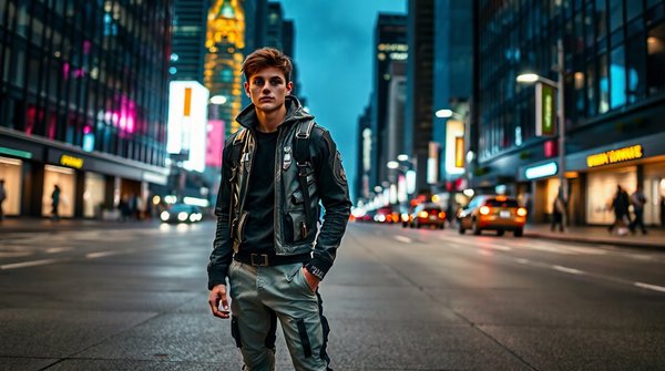 Techwear: funktionalität trifft auf futuristischen stil in der urbanen mode